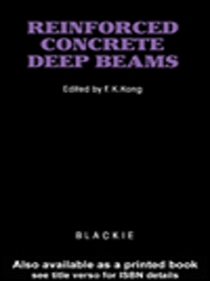 cover image of Reinforced Concrete Deep Beams